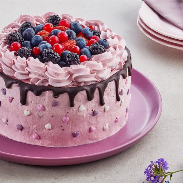 Pudingli Orman Meyveli Pasta